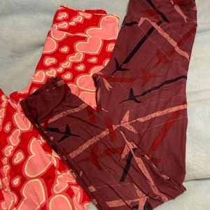 2 pairs lularoe pants. OS